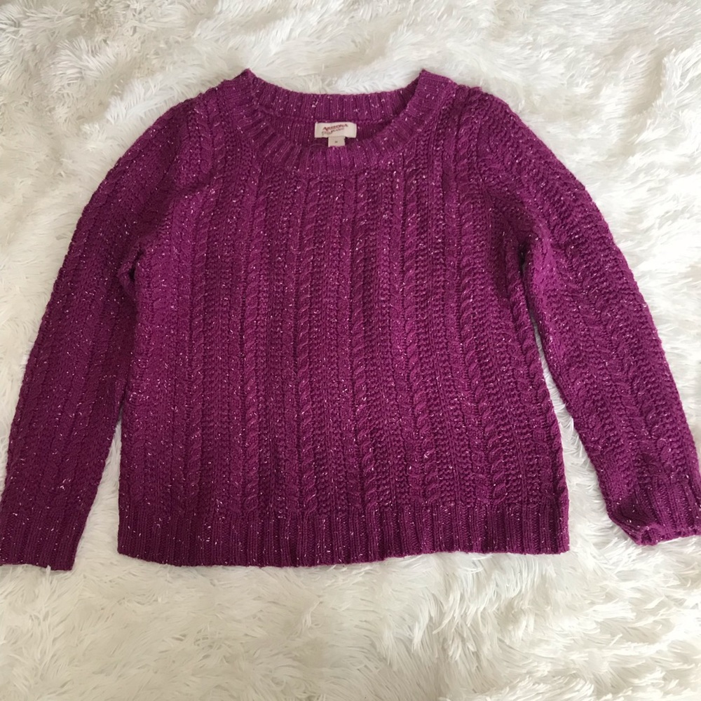 Plum color sweater